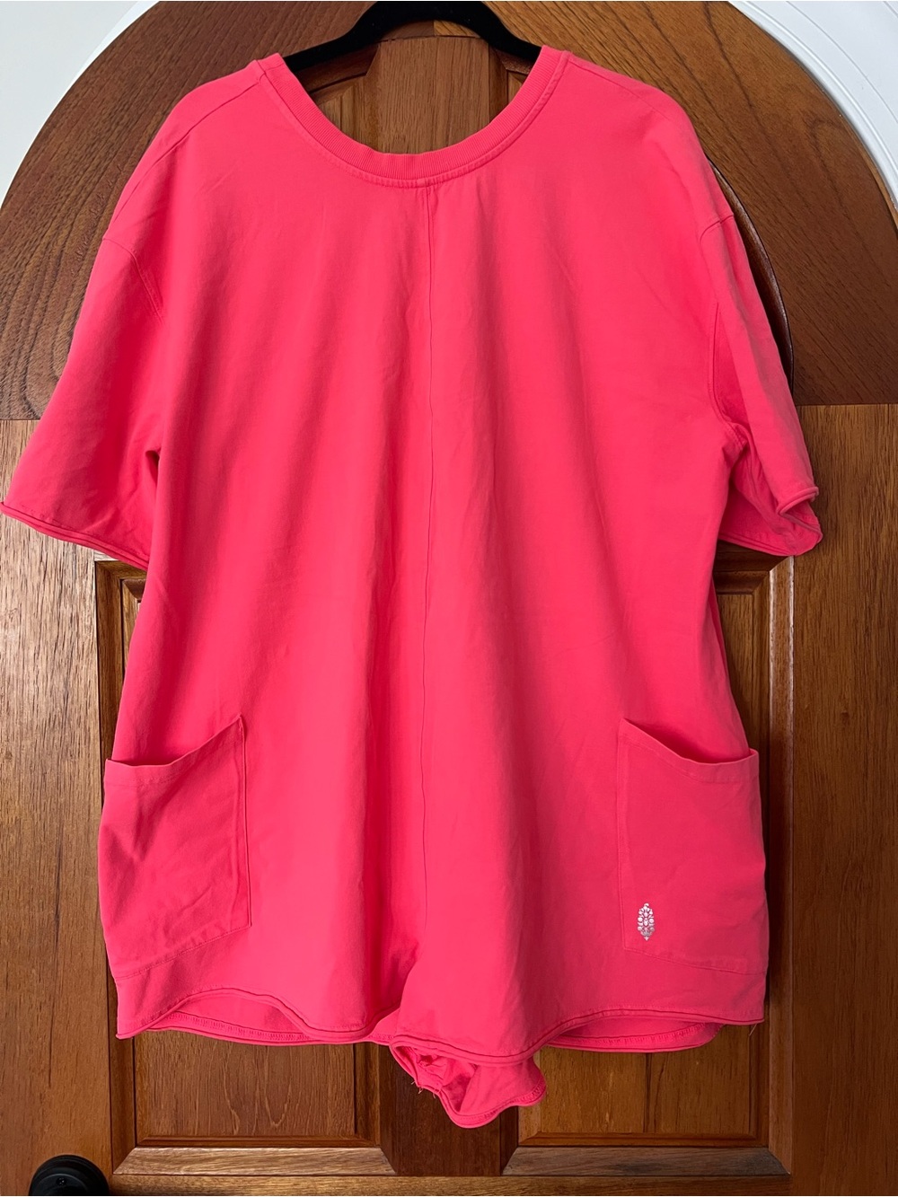 FP Movement Hot Shot Romper Size XL RT $60 Electric Sunset